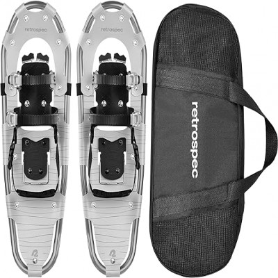 Retrospec Drifter Snowshoe for Men & Women - Aluminum Frames & a Double-Rachet Binding System