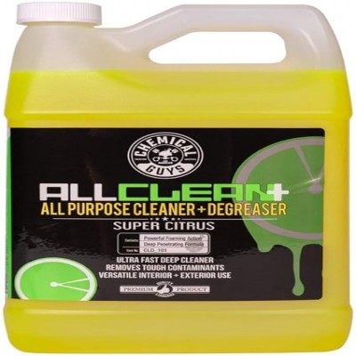 Chemical Guys CLD_101 All Clean+ Citrus-Based All Purpose Super Cleaner, Safe for Cars, Trucks, SUVs, Motorcycles, RVs & More, 128 fl oz (1 Gallon), Citrus Scent